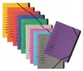 PAGNA Ordnungsmappe Sorting File, 7 Fächer, blau
