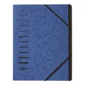 Pagna 40058-02 Ordnungsmappe, 7-teilig, 1-7, blau, 1 Stück blau 7-teilig