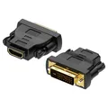 HDMI auf DVI Adapter - Bidirektional – Stecker DVI-D Dual Link auf HDMI 2 Stück