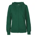 Neutral - Damen Sweatjacke 'Zip Hoodie' / Bottle Green, XS