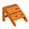 NEG Design Adirondack Fußbank MARCY täuschend echte Holzoptik, Indoor und Outdoor Möbel orange