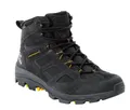 Jack Wolfskin Wanderschuhe Vojo 3 Texapore Mid (wasserdicht, atmungsaktiv) schwarz/gelb Herren, Größe Euro (US): 44,5 (11)