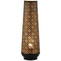 Orientalische Deko Stehlampe Tischlampe Lampe Qantas Gross Schwarz