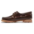 Timberland für Damen. TB0513042141 Noreen Bootsschuhe aus braunem Leder (39 W), Wohnung, Schnürsenkel, Lässig
