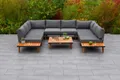 MX Gartenmöbel Loungegruppe Akropolis Akazienholz Sitzecke Loungemöbel Sofa Holz