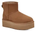 UGG Classic Mini Platform Plateaustiefelette, Winterboots, Plateau Stiefel, Schlupfstiefel zum Schlupfen