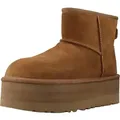 UGG Boots Mini Platform Chestnut Braun Damen Stiefel Plateau NEU 40 - Braun - 40