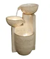 Gartenbrunnen Casca mit LED Beleuchtung 44.5 x 37.5 x 65.5 cm, Dehner