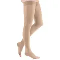 MEDI Kompressionsstrümpfe mediven comfort CCL2 AG Kompressionsstrümpfe norma beige|weiß III