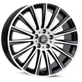 Keskin Wheels Kt18 Black Front Polish 7x17 ET 38 5/112 Alufelge Schwarz