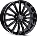 Keskin KT18 Turbo black front polish 7x17 ET38 - LK5/112 ML66.6 Alufelge schwarz