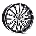 17 Zoll KESKIN KT18 5x112 ET38 Alufelgen BLACK FRONT POLISH