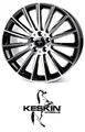4x Keskin KT18 7x17 5/112,0 ET38 Black Front Polish