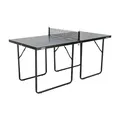 JOOLA Indoor Tischtennisplatte MIDSIZE, klappbarer Tischtennistisch klein inkl. Tischtennisnetz, dark-grey, 168 x 84 x 76 cm