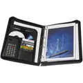 GENIE Ringbuchmappe Exclusive Lederimitat DIN A4 schwarz