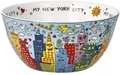 Goebel Dekoschale Rizzi, Pop Art, Fine Bone China, James Rizzi - My New York City Day
