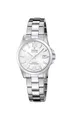Festina Swiss Made Damen Armbanduhr Edelstahl 316L Silber - Quarzwerk - Kratzfestes Saphirglas - Wasserdicht 10 ATM - Datum F20049/1 Classic Steel