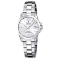 Festina Swiss Made F20049/1 Damenuhr Analog Quarz Edelstahl Silber 100 m