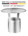 Regenhut Feueraluminiert (FAL) | Durchmesser Ø 130 mm mit Rohrstutzen