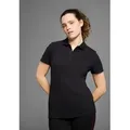 KangaROOS Poloshirt Kurzarm, unifarben, Polokragen, aus Baumwolle, große Größen schwarz 56/58