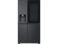 LG GSXE90EVDD mit Craft Ice, InstaView Door-in-Door®, Side-by-Side (628 l, D, 1790 mm hoch, Essence Matte Black)