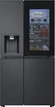 LG Side-by-Side Kühlschrank GSXE90EVDD | 628L | InstaView | Wasserspender | NoFrost | schwarz, D (Spektrum A bis G)