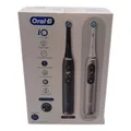 Oral-B iO 9 Elektrische Zahnbürste Duopack, Schwarz und Rosenquarz, 3 Bürstenköp