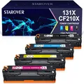 STAROVER Kompatible Tonerkartusche, Ersatz für HP 131X 131A CF210X CF210A für HP LaserJet M251nw M276nw,128A CE320A CP1525n CP1525nw CM1415fn CM1415fnw,125A CB540A CP1215 CP. 1515n CM1312 CM1312nfi