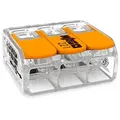 30St. Wago 221-613 3-Leiter-Klemme 3x6 für alle Leiterarten transparent