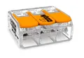 UNIVERSAL-SCHNELLVERBINDER 3x0,5-6mm2 TRANSPARENT/ORANGE /G1DE