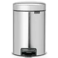 Kosmetikeimer Brabantia Tretmülleimer matt stahl 3 L mit Inneneimer aus Kunststoff, Fingerprint 55112164