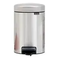 Brabantia Edelstahl Treteimer 3 L 16,8 (B) x 23,5 (T) x 26,4 (H) cm Silber