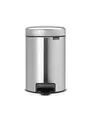 Brabantia 112164 Treteimer mit Inneneimer aus Kunststoff, stahl, Matt Stahl Fingerprint Proof, 3 Liter
