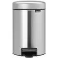 Brabantia NewIcon 3 Liter Mülleimer stahl matt Treteimer Fußbedienung Standeimer