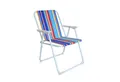 INDA-Exclusiv Klappstuhl Campingstuhl Klappstuhl Regiestuhl Outdoor Gartenstuhl Regenbogen gestreift