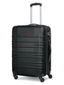 WENGER Check-in Koffer für Damen und Herren | mittelgroßer Trolley 46 x 26 x 65 cm aus hochwertigem, stoßfestem ABS Material | Erweiterbar & Teleskopgriff| Amplar Evo Serie