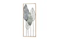 Kobolo Wandbild Metallbild Wanddeko - SENTONI - aus Metall in gold, Pflanzen, im Used Look