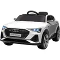 HOMCOM Elektro Kinderauto 12V Elektrofahrzeug Audi E-tron Elektroauto mit Fernbedienung, Sicherheitsgurt, Musik (MP3/USB/TF), Kinderfahrzeug für K...