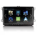 ZENEC Z-E2065 – Media Receiver/Autoradio kompatibel mit VW, Seat, Skoda, 9“ / 22,9 cm Touchscreen, Multimediasystem mit Apple CarPlay, Android Auto, DAB+, Phase Diversity UKW
