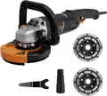 MAXXT Betonschleifer 1500W,7 Geschwindigkeiten, 2xØ125mm Diamantschleiftopf