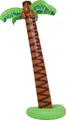 FIESTAS GUIRCA | Aufblasbare Palme (180 cm) - Tropische Dekoration für Sommerpartys, Festivals & Grillpartys - Ideal für Hawaii Mottopartys und Outdoor-Feiern - Braun und Grün