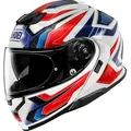 Shoei Neotec 3 Anthem, Klapphelm - Weiß/Rot/Blau - XXL