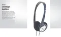 Panasonic RP-HT030E-S Leichter Kopfhörer, faltbarer On-Ear Kopfhörer