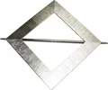 GARDINIA Dekoklammer Dekospange mit Stab Uranus, Gardinen, Vorhänge, (1-St), zum Dekorieren und Raffen