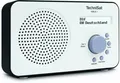 TechniSat VIOLA 2 Digital-Radio Lautsprecher UKW DAB+ LC-Display Tragbar Weiß