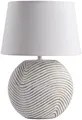 BRUBAKER Tischleuchte Zen Garden Tischlampe, Ohne Leuchtmittel, moderne Nachttischlampe mit Keramikfuß