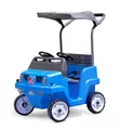 Step2 Side-By-Side Push Around SUV Kinderauto/Rutscher für Zwei Kinder | Spielzeug Auto mit Schiebestange in Blau | Kinderfahrzeug/Rutscherauto ab 1.5 Jahre