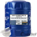 20 LITER HLP 32 Hydrauliköl/ Hydraulikflüssigkeit/ Hydraulikfluid + HAHN