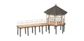 Noch 14264 Event-Pavillon "Fischersteg" H0 neu OVP