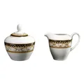 CreaTable Majestosa Geschirrset Milchkanne Milch- und Zucker Set 2 tlg Porzellan
